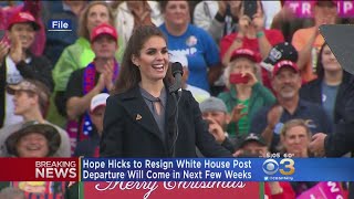 Hope Hicks Resigns From White House Communications Director [upl. by Othella73]