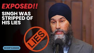 Reporter Exposed That Jagmeet Singh Was Lying [upl. by Yreffej]