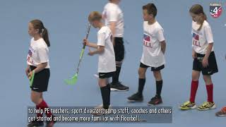 Floorball 4 All  Introduction to Floorball Fundamentals amp Drills videos [upl. by Edi]