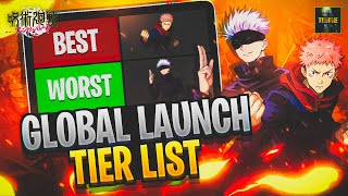 Jujutsu Kaisen Phantom Parade GLOBAL LAUNCH TIER LIST [upl. by Rednav]