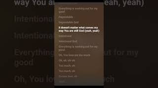 Thank you Jesus 🙌 Dependable God lyrics dependablegod gospelmusic lyrics miracletime [upl. by Einnek466]