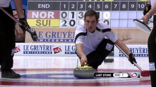 CURLING ECC 2012 M2  NOR vs SUI  HIGHLIGHTS [upl. by Dlareme]