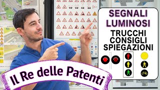 SEGNALI LUMINOSI  IL RE DELLE PATENTI  PATENTE B  ESAME DI TEORIA [upl. by Atirb305]