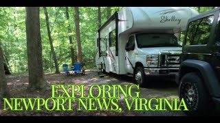 Newport News City Campsite  Full Time RV S3E11 [upl. by Nylakcaj]