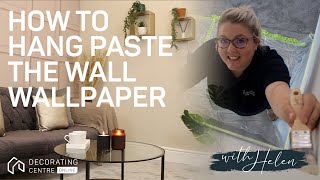 How To Hang Paste The Wall Wallpaper [upl. by Dickenson]