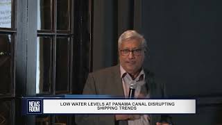 LOW WATER LEVELS AT PANAMA CANAL DISRUPTING SHIPPING TRENDS [upl. by Notla]