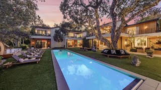 A worldclass estate amongst majestic Oak Trees in Encino for 18999000 [upl. by Ahsatak]