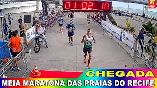 Meia Maratona das praias do Recife Chegada [upl. by Dalila390]