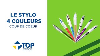 Le stylo 4 couleurs revisité  Coup de Cœur Top Office [upl. by Eilrac]