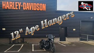 HarleyDavidson Sports Glide  12quot Ape Hangers [upl. by March]