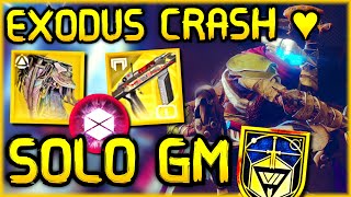 SOLO GM Exodus Crashquot  SIGMA Prismatic Titan Build  Destiny 2 [upl. by Akcirret]