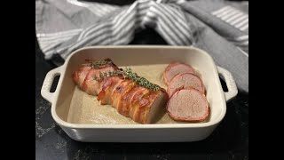 Receta de Solomillo de Cerdo Ibérico al Horno con Salsa de Champiñones l celestedelabanda [upl. by Eilyk]