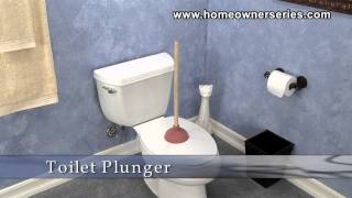 How to Fix a Toilet  Tools  Plunger [upl. by Nol647]