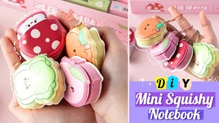 How to make mini squishy notebook without cotton  DIY squishy notebook without cotton [upl. by Mehs209]