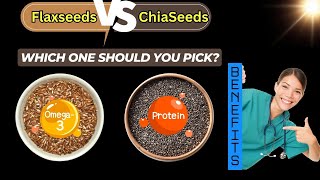 🌱 Flaxseed vs Chia Seeds Which One Should You Pick 🥄🤔 chiaSeeds flaxseeds chiaseedsbenefits [upl. by Nuhsed]