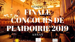 CONCOURS DE PLAIDOIRIES ASSAS lysias 2019  BEST OF [upl. by Earesed]