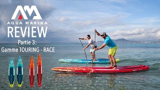 Nouveautés 2021 matos Stand Up Paddle La gamme Race Touring Aquamarina 2021 [upl. by Heydon]