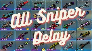 Wiki All Sniper Delay in Pixel Gun 3D [upl. by Raskind899]