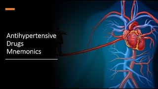 Antihypertensive Drugs Mnemonics [upl. by Ardella419]