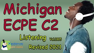 Michigan ECPE C2 2021 New  🎵 Listening with answers and transcript [upl. by Marlette]