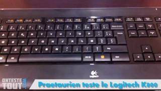 Praetaurien teste le clavier Logitech K800 [upl. by Nyrtak344]