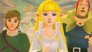 Zelda Skyward Sword HD Switch  All Cutscenes The Movie HD [upl. by Adeys648]