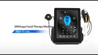 How to Use EMVisage® Face Lift Machine Portable  How to Do NonInvasive Face Lift Treatment [upl. by Seymour]