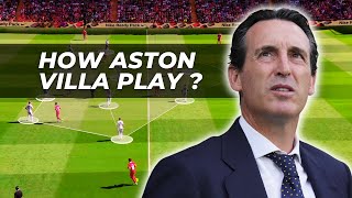 How Aston Villa play Emerys tactics explained [upl. by Mella301]