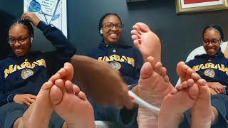 Interviewing College Athlete about Her Soles  Public Feet Interview  Scouting Soleful Stories [upl. by Aicirtal903]