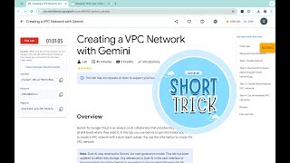 Creating a VPC Network with Gemini  qwiklabs  coursera  With Explanation🗣️ [upl. by Ridglea]