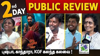 Tamil  Day 2  Pushpa 2 Public Talk  Allu Arjun  Pushpa 2 Review  Puspha 2 Pubic Review [upl. by Trojan554]