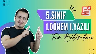 5SINIF FEN BİLİMLERİ 1DÖNEM 1YAZILI AÇIK UÇLU [upl. by Anna-Diana]