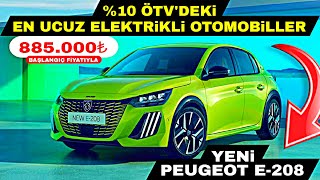 885 000₺ BAŞLANGIÇ FİYATIYLA EN UCUZ ELEKTRİKLİ OTOMOBİLLER ve MENZİLLERİ [upl. by Coffee370]