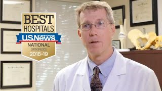 Dr Jeffrey Selby Interim Chair of Orthopaedic Surgery amp Sports Medicine discusses Top 50 ranking [upl. by Llevra]