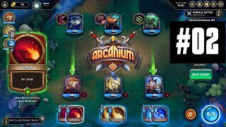 Frischer Wind im DeckbuilderGenre  ARCANIUM Rise of Akhan Deutsch Gameplay 02 [upl. by Viola]