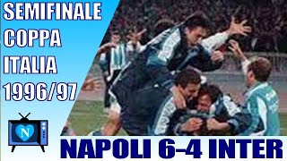 Napoli  Inter 64 dopo i rigori  coppa Italia 1997  semifinale di ritorno [upl. by Amuh]