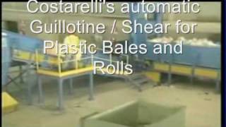 Costarellis automatic Guillotine for Plastics [upl. by Bonnes]