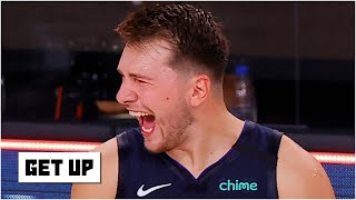 Reacting to Luka Doncic’s gamewinning buzzerbeater against the Clippers in Game 4  Get Up [upl. by Nodyl537]