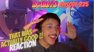 SARADA VS CHOCHO BORUTO EPISODE 225 REACTION [upl. by Tansey37]