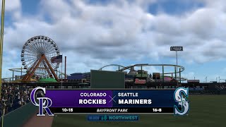 Colorado Rockies  Seattle Mariners  Spring Training 28  MLB The Show 24 Gameplay [upl. by Eiboh266]