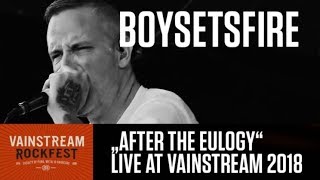 BOYSETSFIRE  After The Eulogy  4K Live Video  Vainstream 2018 [upl. by Sturrock522]