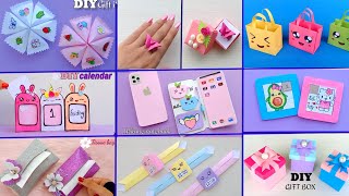 9 EASY CRAFT IDEAS  School Craft Idea  DIY Origami Craft  School hacks  Paper mini gift idea [upl. by Wittie]