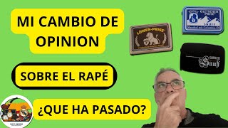 HE CAMBIADO DE OPINION SOBRE EL RAPÉ [upl. by Pillow]