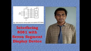 Interfacing 8051 with Seven Segment Display Device [upl. by Nichani]