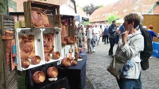 Kunsthandwerkermarkt um das Kloster in Hude [upl. by Nilre700]