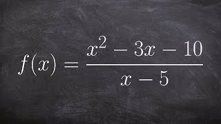 Learn how to find the holes of a rational function removable discontinuities [upl. by Ffej]