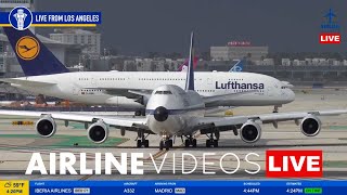 🔴LIVE LAX PLANE SPOTTING [upl. by Pontus]