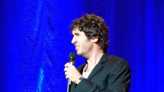 Josh Groban singing funny version of quotI Will Always Love Youquot Tampere Finland 260911 [upl. by Minnaminnie]