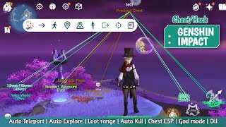 Cheat GENSHIN IMPACT ANDROID Auto Explore Chest Work support no root [upl. by Martguerita154]