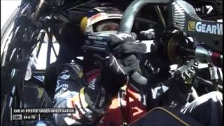 V8 Supercars Flashback  Whincups Penalty for a Pit Stop Error Adelaide 2014 [upl. by Anaihk]